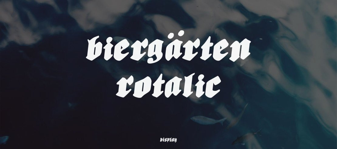 Biergärten Rotalic Font Family