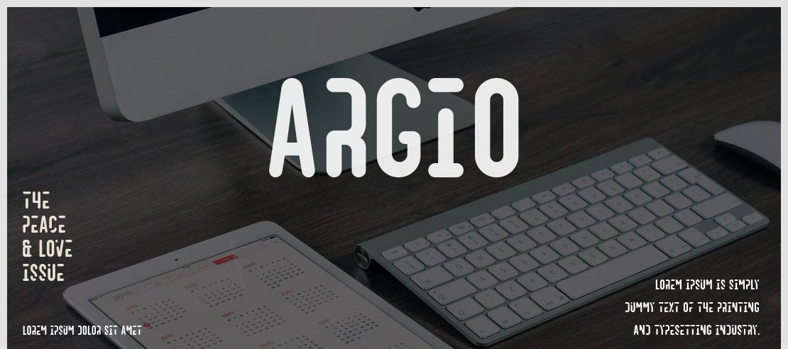 Argio Font