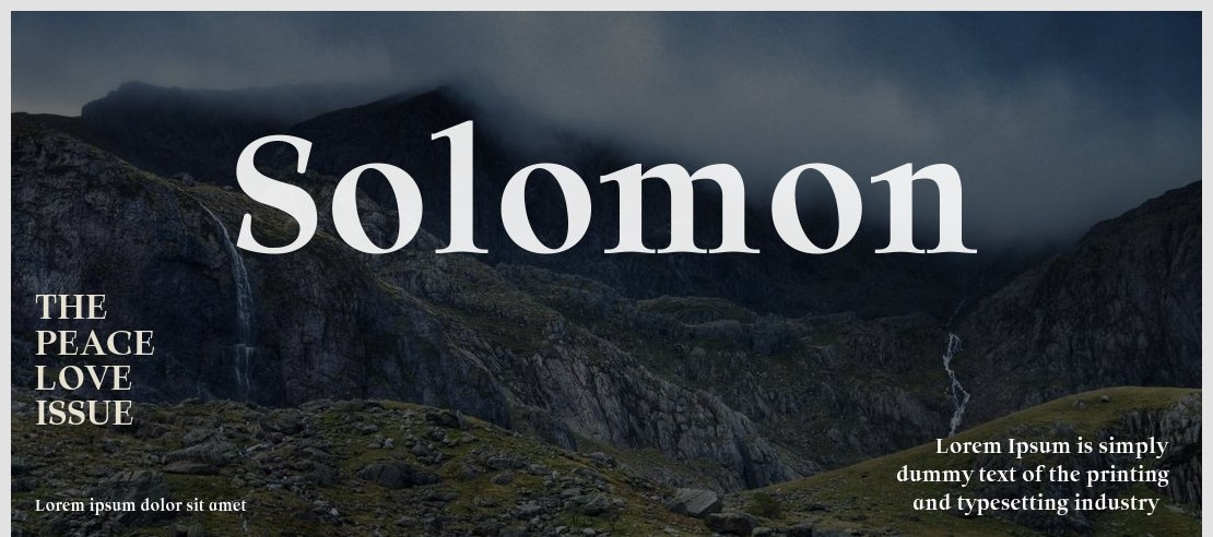 Solomon Font