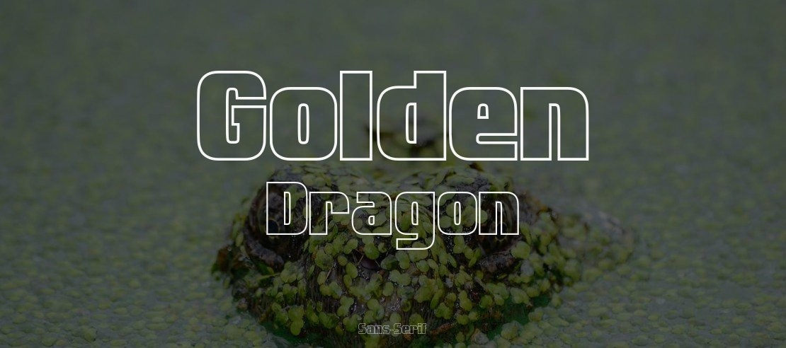 Golden Dragon Font Family