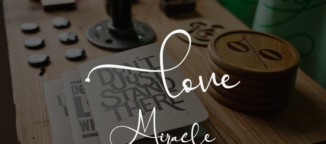 Love Miracle Font