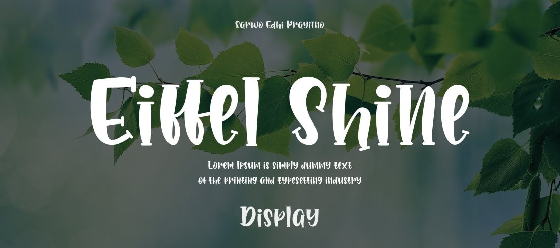 Eiffel Shine Font