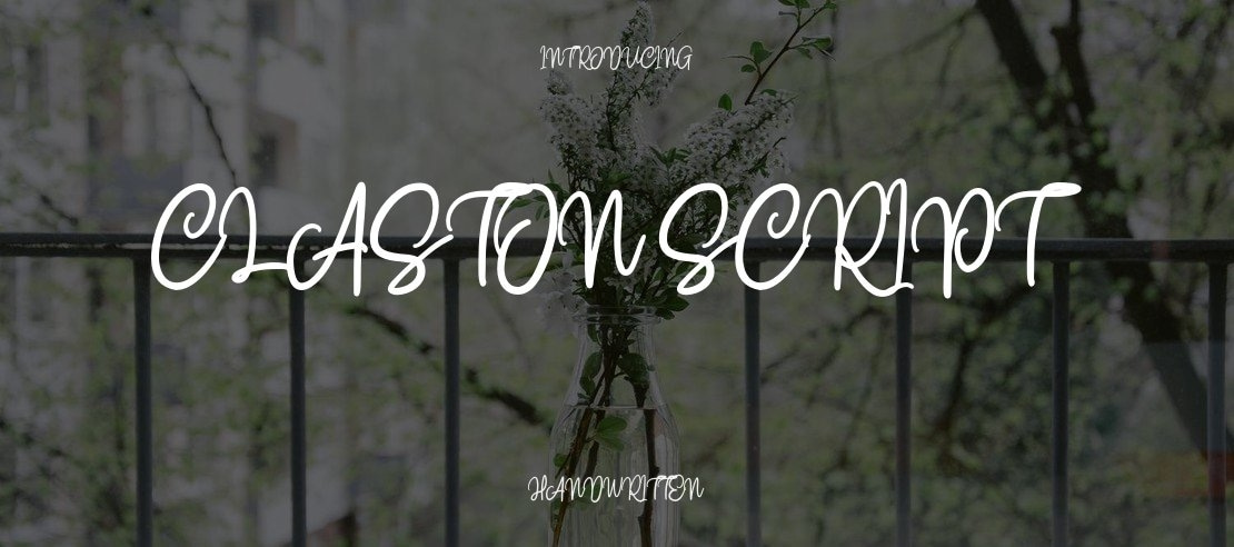 Claston Script Font