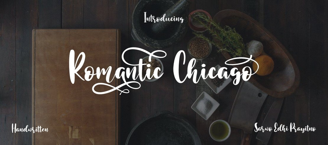 RomanticChicago Font