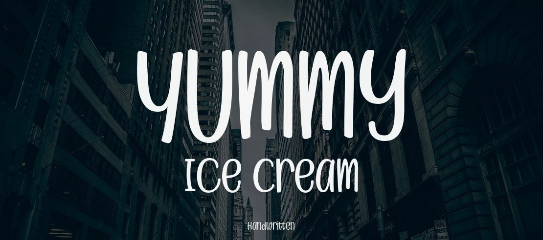 Yummy Ice Cream Font