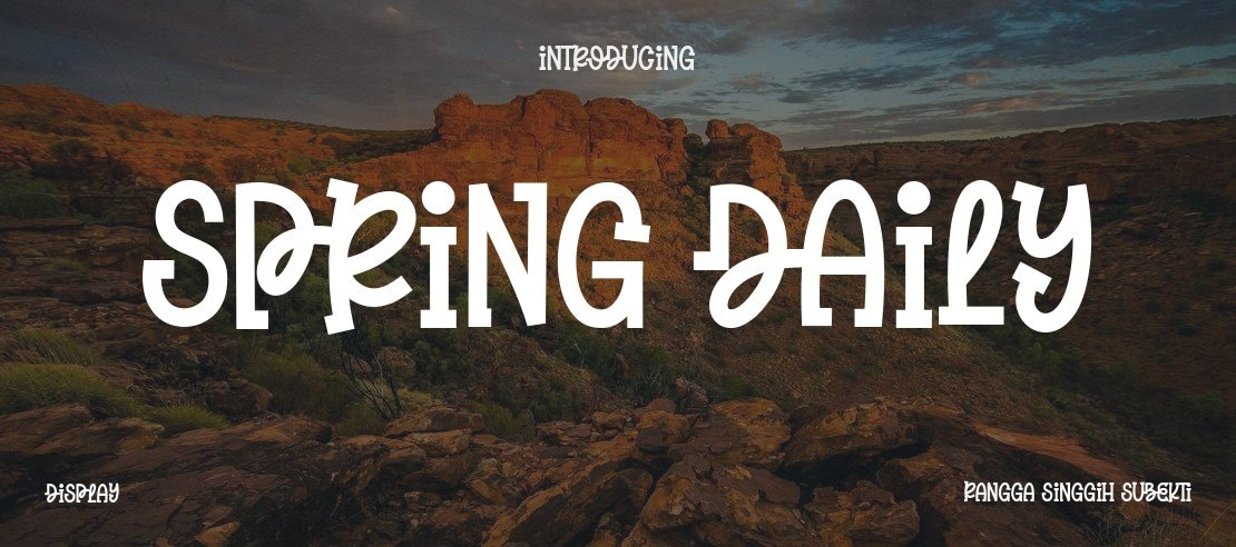 Spring Daily Font