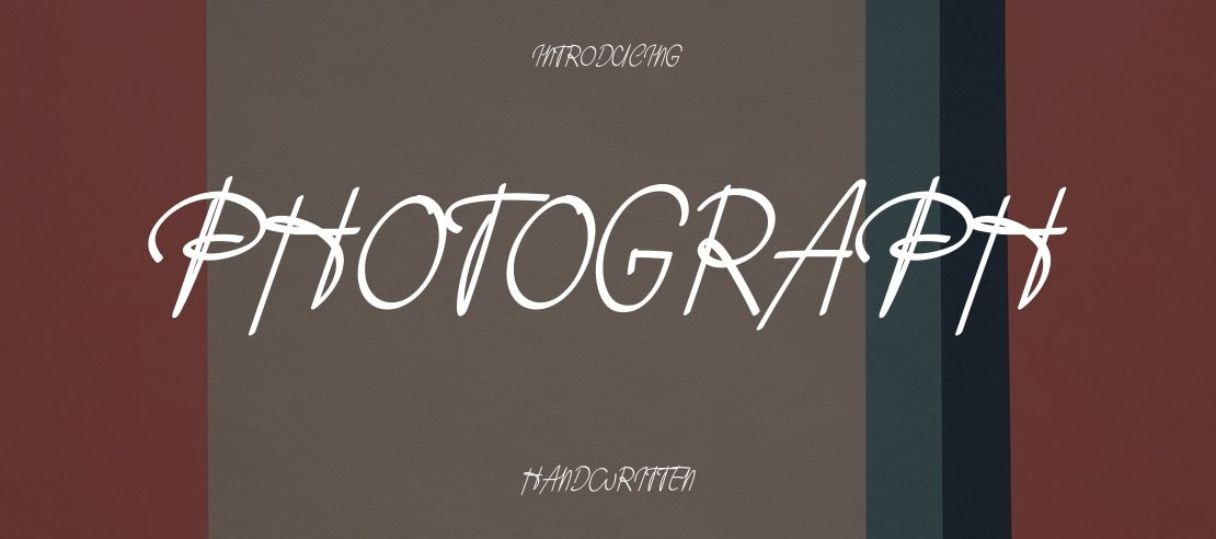 Photograph Font