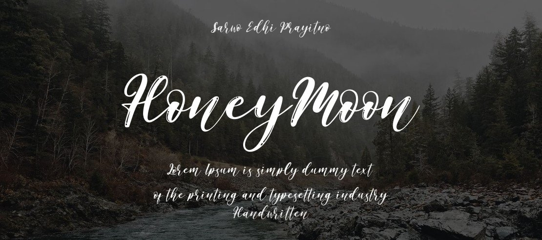 HoneyMoon Font