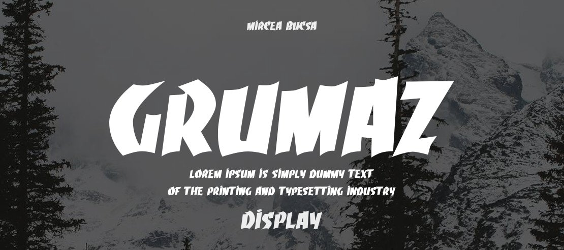 Grumaz Font