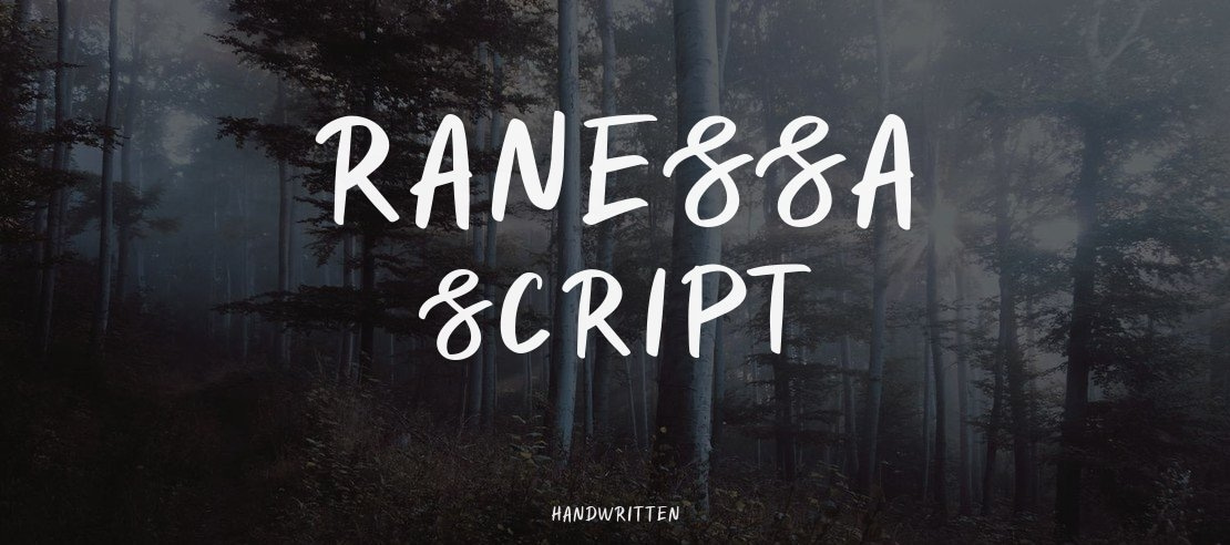 Ranessa Script Font