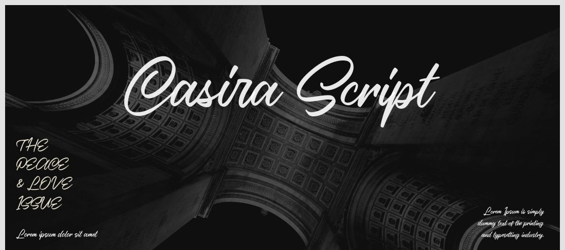 Casira Script Font