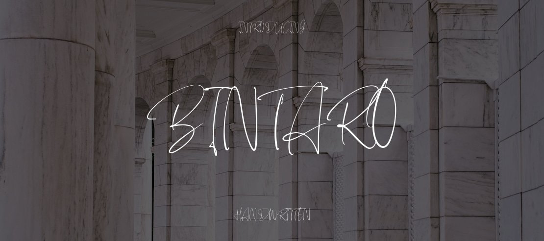 Bintaro Font