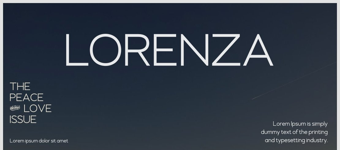 LORENZA Font