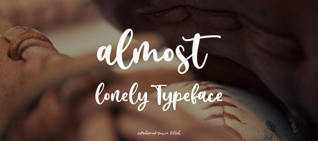almost lonely Font