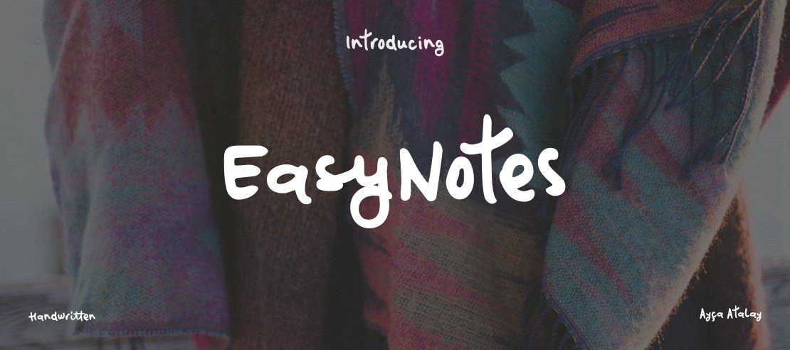 EasyNotes Font