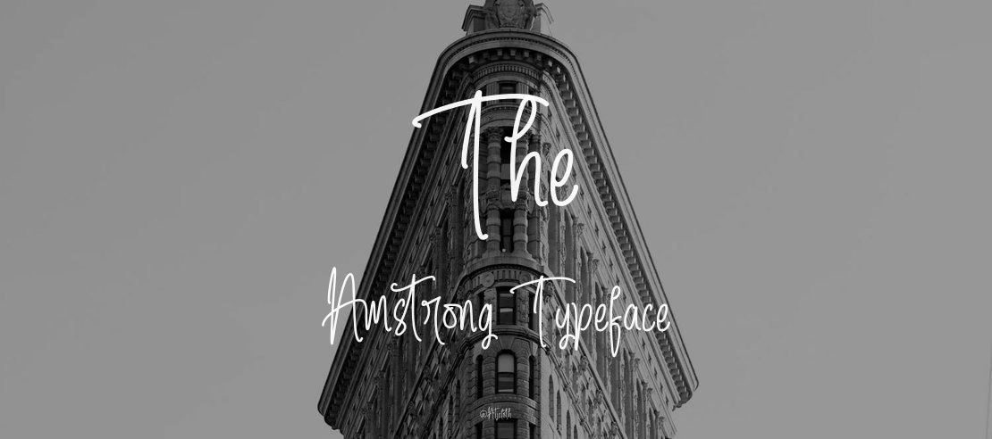 The Amstrong Font