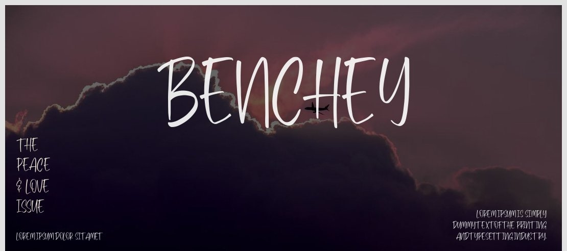 Benchey Font