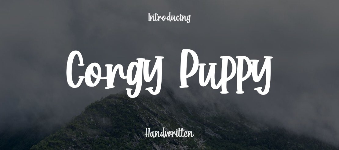 Corgy Puppy Font