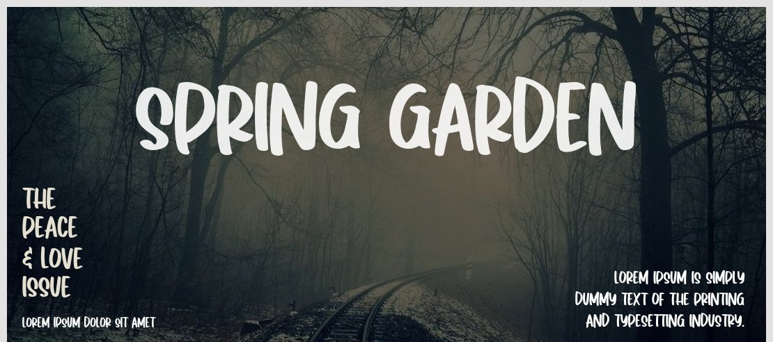 Spring Garden Font