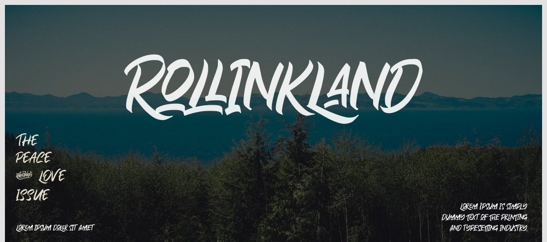 Rollinkland Font