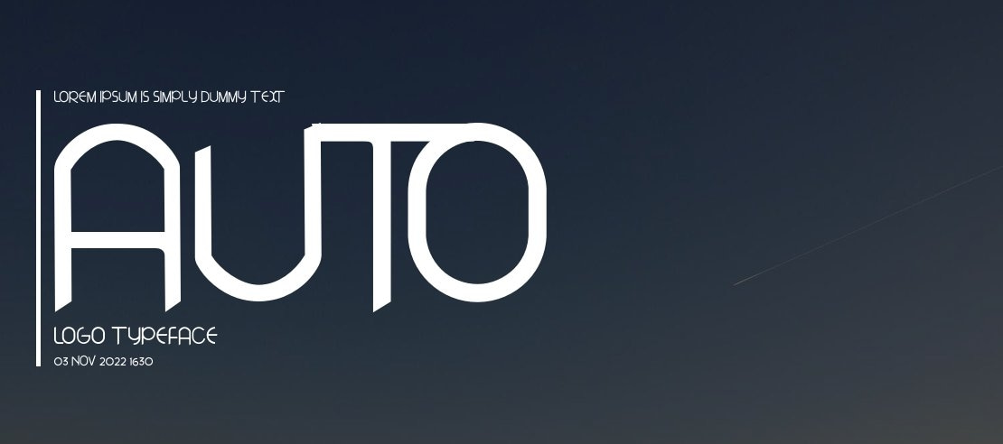 Auto Logo Font