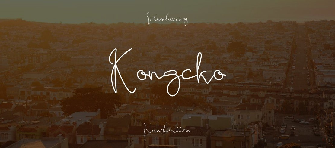 Kongcko Font