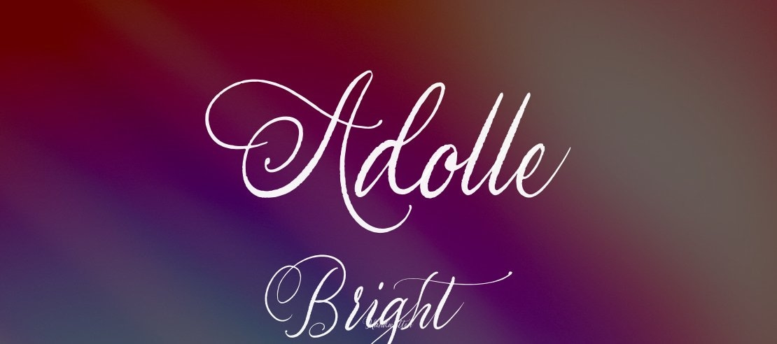 Adolle Bright Font