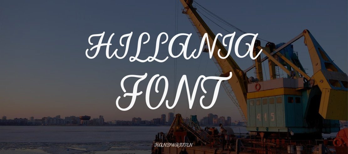 hillania font