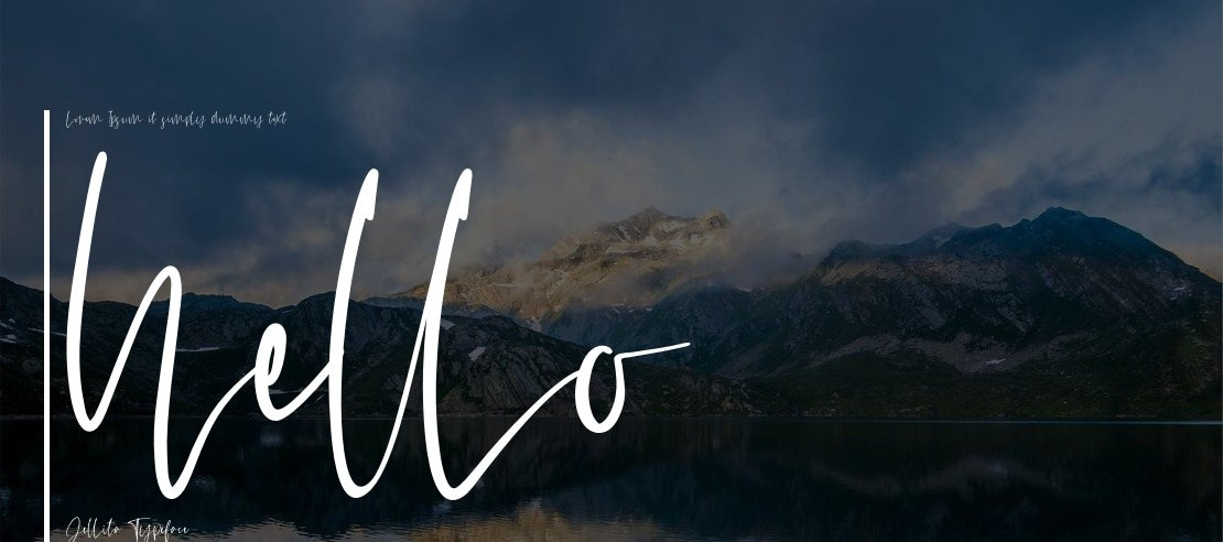 hello Jellita Font