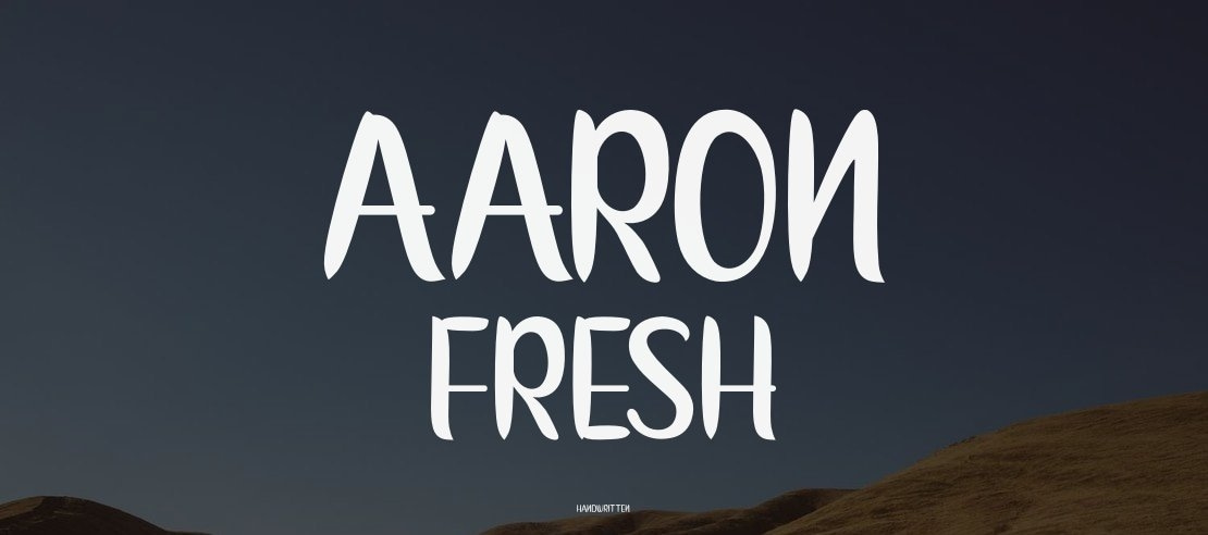 Aaron Fresh Font