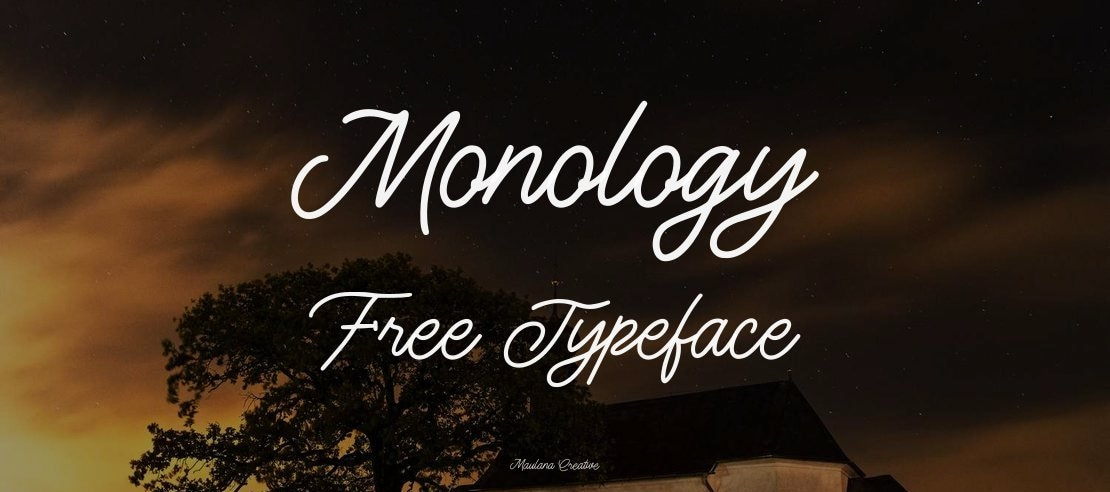 Monology Free Font