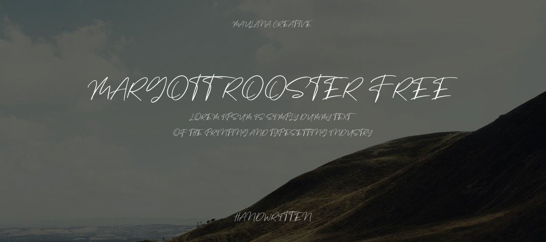 Margott Rooster Free Font
