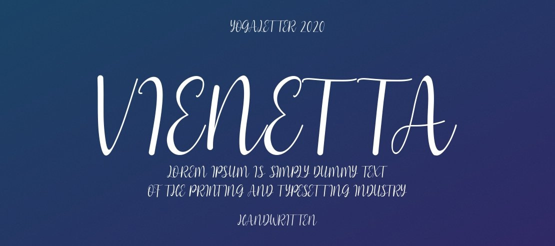 Vienetta Font