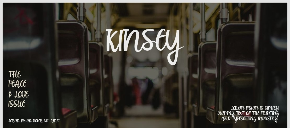 Kinsey Font
