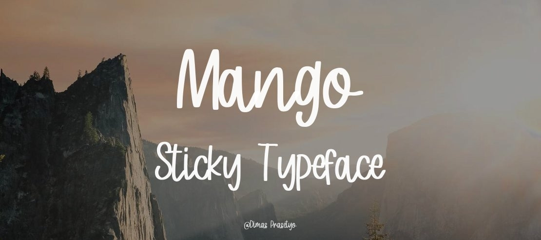 Mango Sticky Font