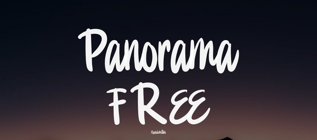 Panorama FREE Font