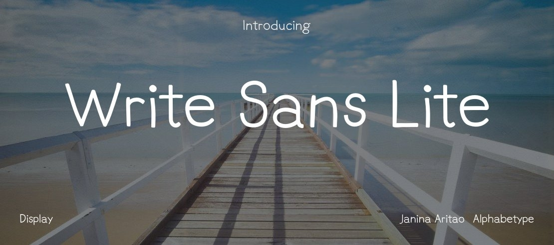 Write Sans Lite Font