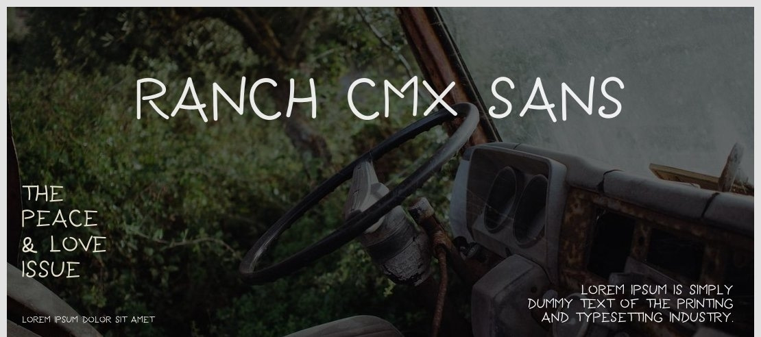 Ranch CMX Sans Font