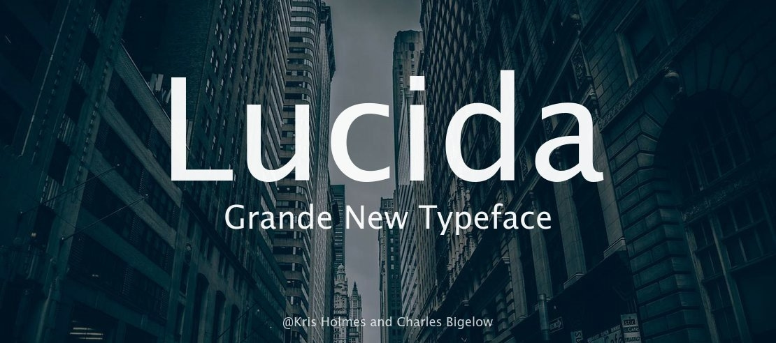 Lucida Grande New Font Family