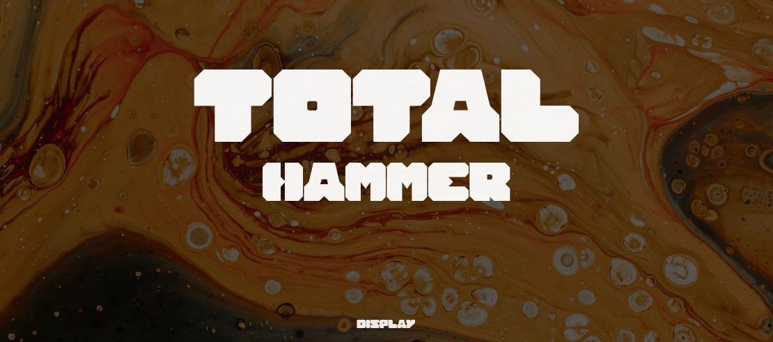 TOTAL HAMMER Font