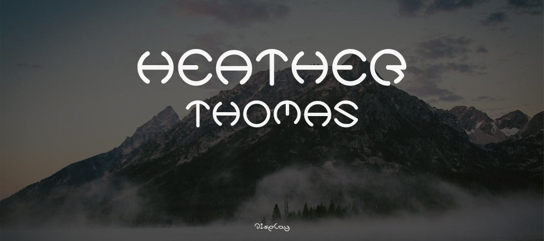 HEATHER THOMAS Font Family