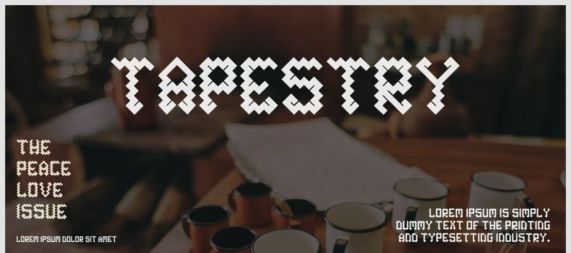 tapestry Font