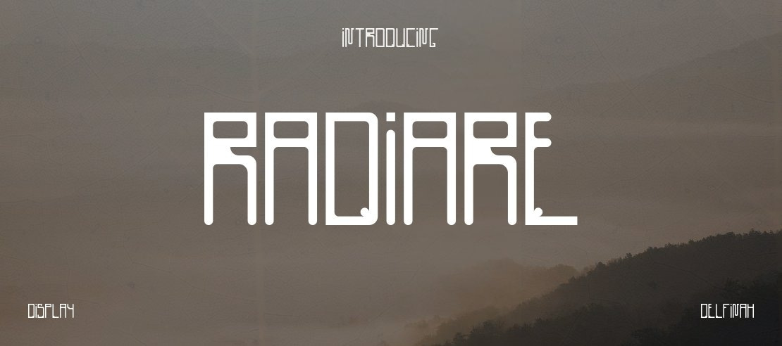 Radiare Font