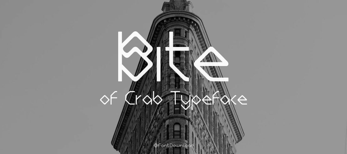 Bite of Crab Font
