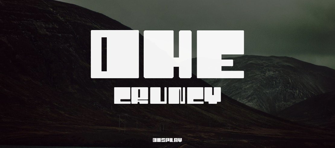 Dhe Cruncy Font