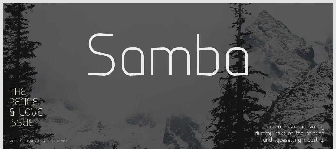 Samba Font