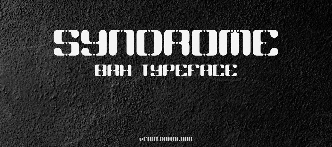 Syndrome BRK Font