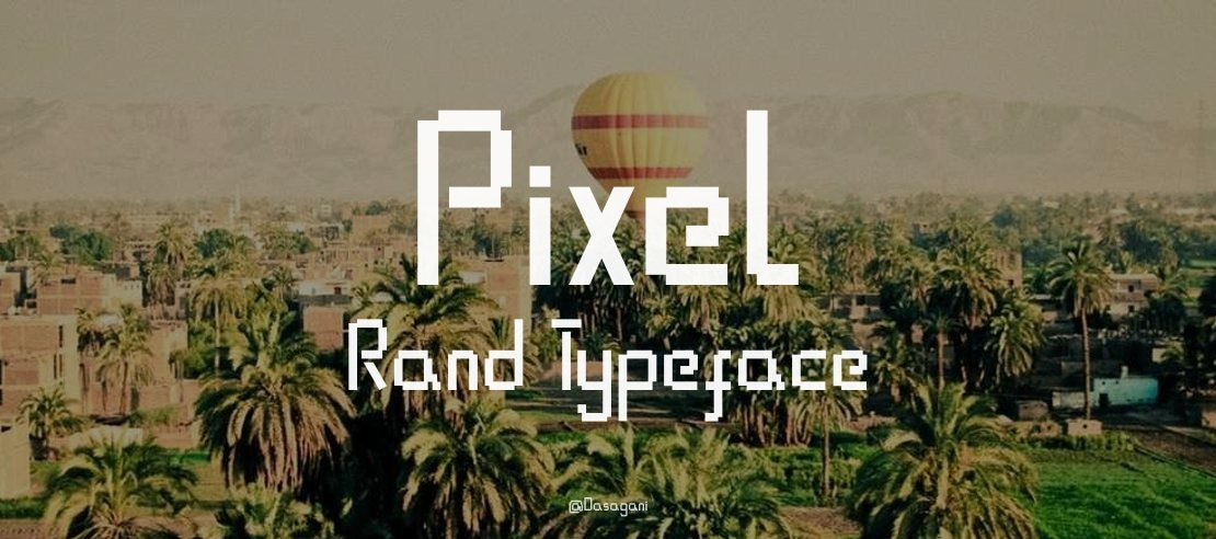 Pixel Rand Font