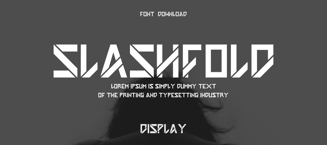 Slashfold Font