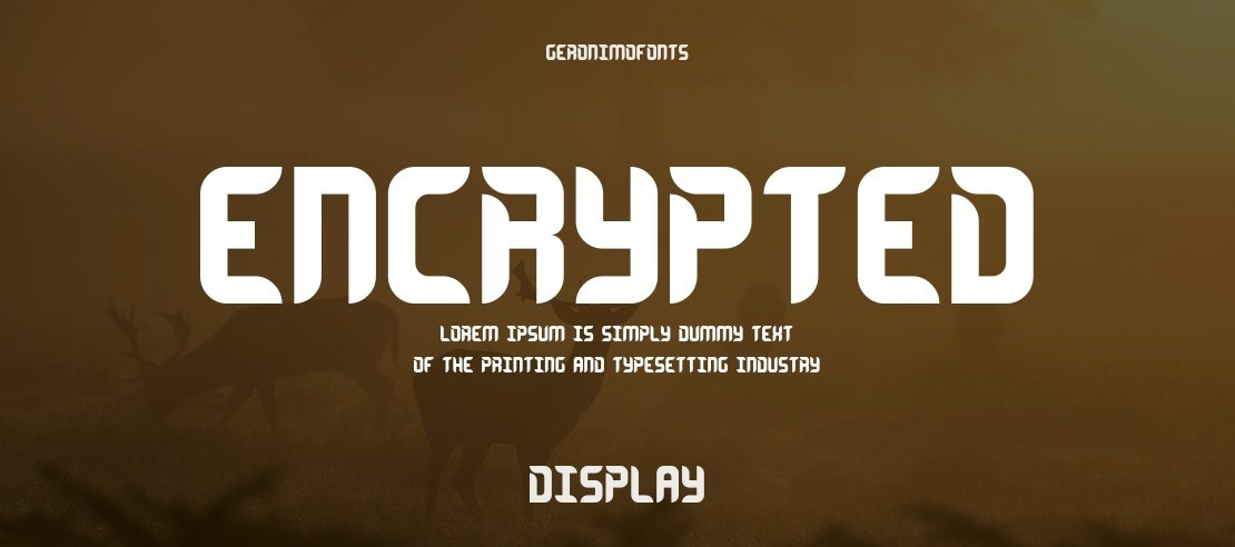 Encrypted Font